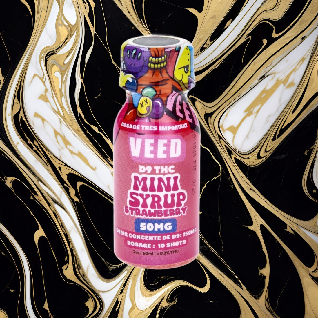 SIROP VEED DELTA 9 FRAISE 50MG
