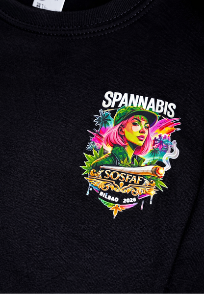 T-shirt Spannabis 2026 Bilbao × SOSFAF