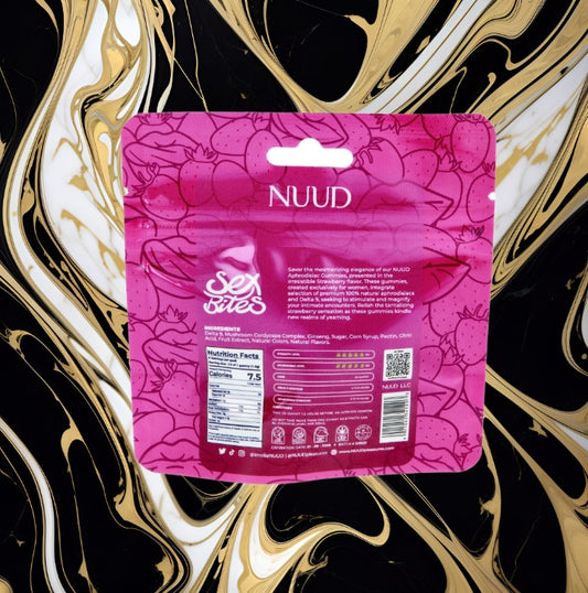 GUMMIES NUUD DELTA 9 SEX BITES FRAISE 60MG