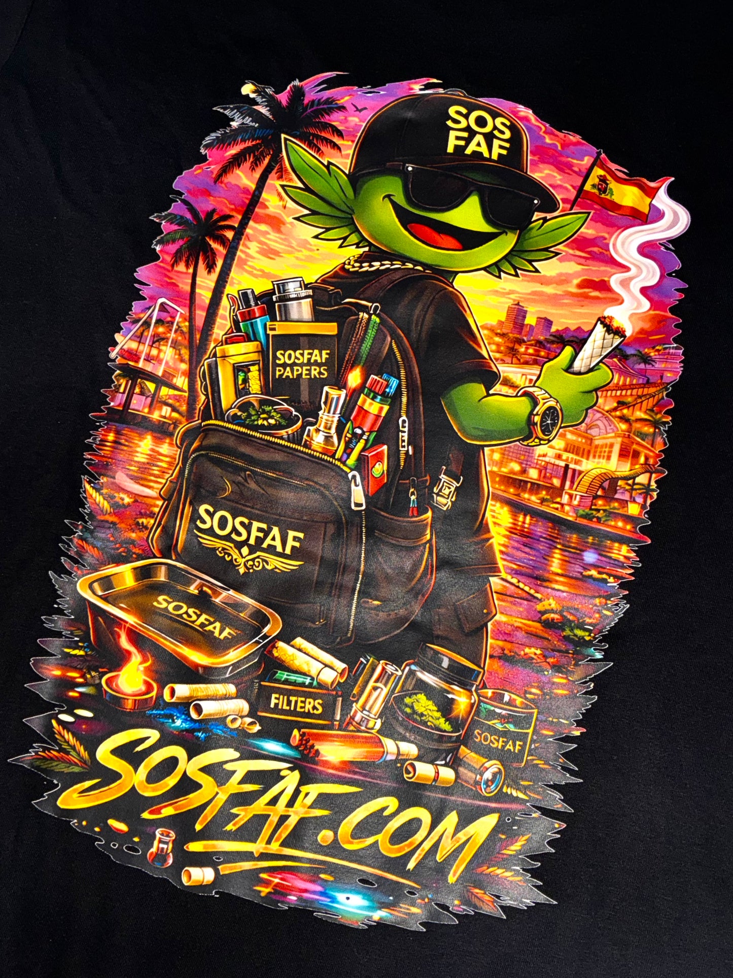 T-shirt Spannabis 2026 Bilbao × SOSFAF