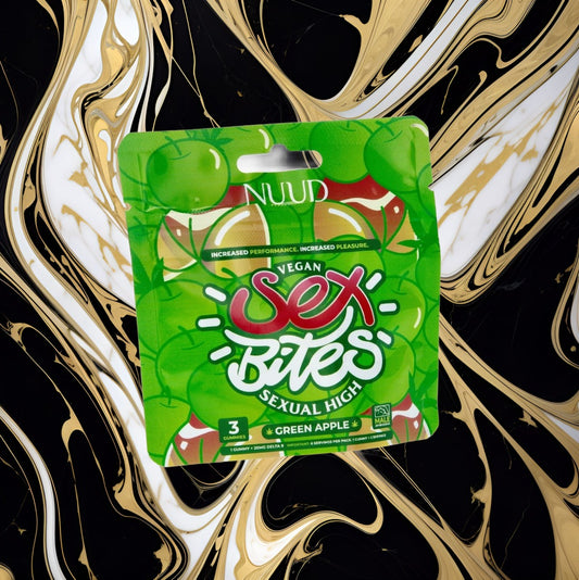 GUMMIES NUUD DELTA 9 SEX BITES POMME VERTE 60MG